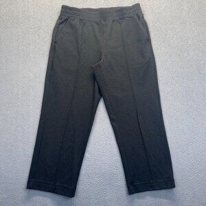 Mondetta Women's Size M Black Pintuck Straight Leg Moisture Wicking Pant Pockets
